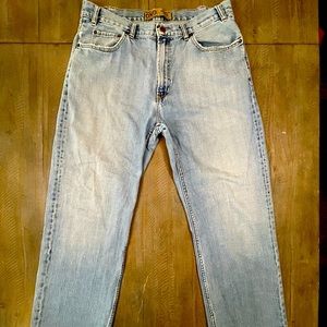 Old Navy Regular Jeans Mens 36x30 Blue Straight Fit Cotton Light Wash